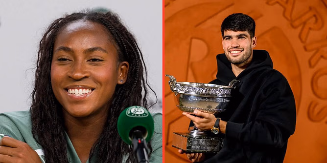 Coco Gauff reminds Carlos Alcaraz of special memory with endearing message after Spaniard's 'amazing' French Open triumph