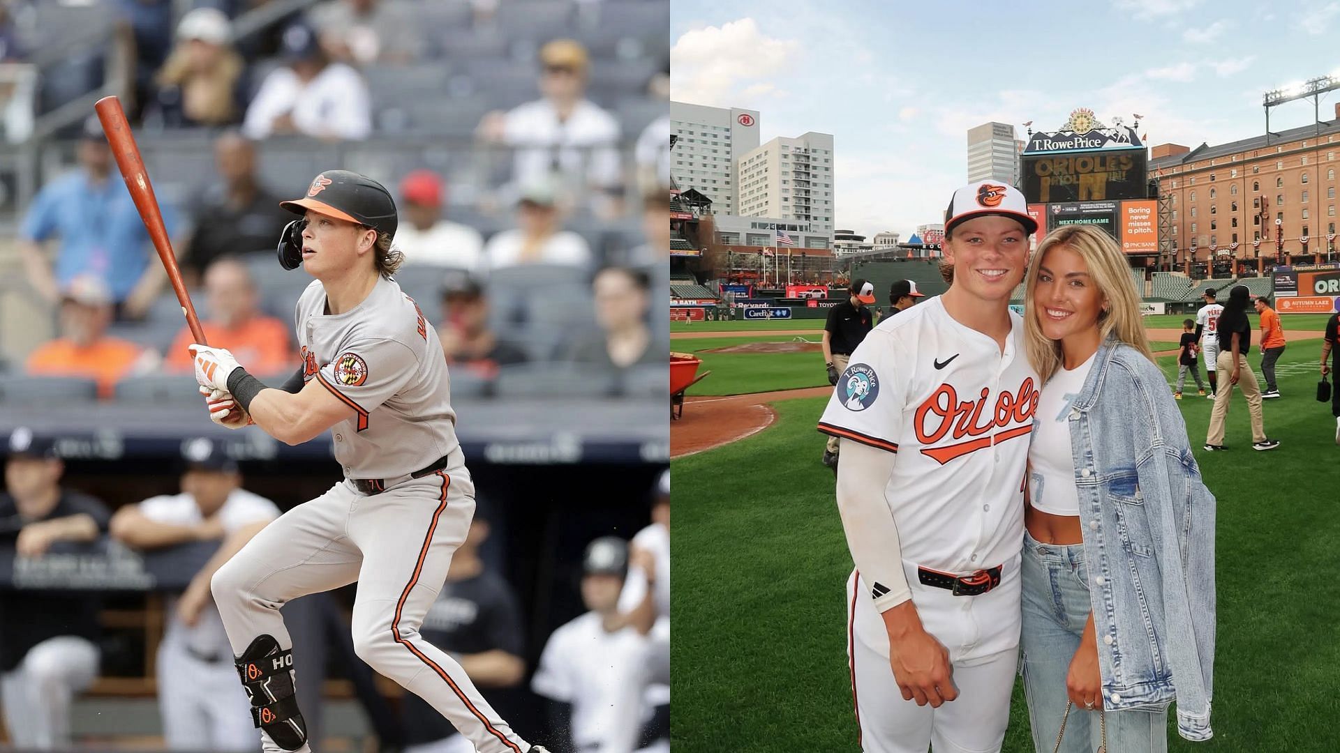 Jackson Holliday and his wife Chloe have been together since 2019 (Source: Getty Images/Instagram@chloehollidayyy)
