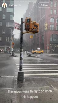 Rain Day in New York (through Amanda Balionis Instagram publication)