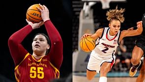Iowa State star Audi Crooks drops 4-word reaction as new teammate Jada Williams tries her hand at golfing