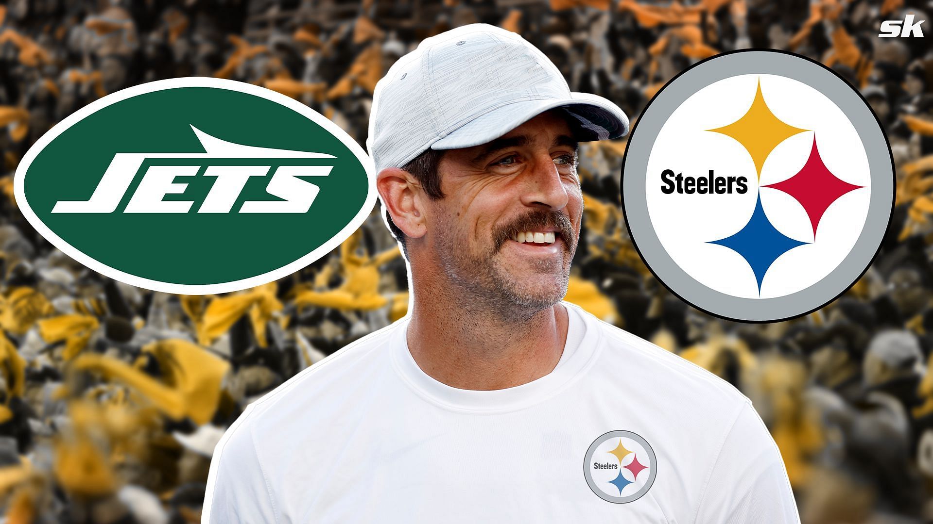 Aaron Rodgers X Steelers Collage