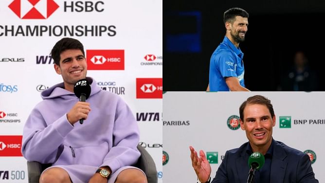 Carlos Alcaraz 'kills' Novak Djokovic, 'marries' Rafael Nadal in amusing interaction at Queen's Club, reveals reason for his choice