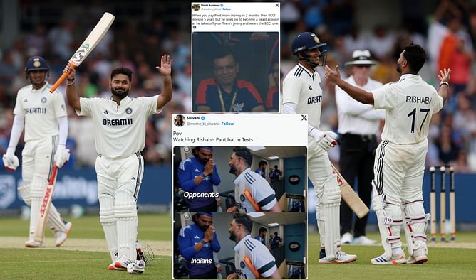 "IPL dekhkar flower smjha kya"- Top 10 funny memes after Rishabh Pant's magnificent century in 1st ENG vs IND Test 2025 in Headingley