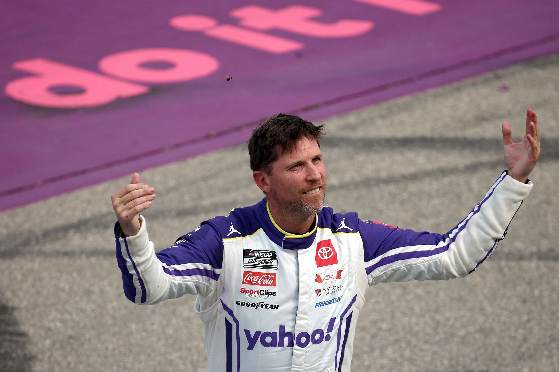 Denny Hamlin has a message for Martin Truex Jr.’s brother ahead of the Mexico City race