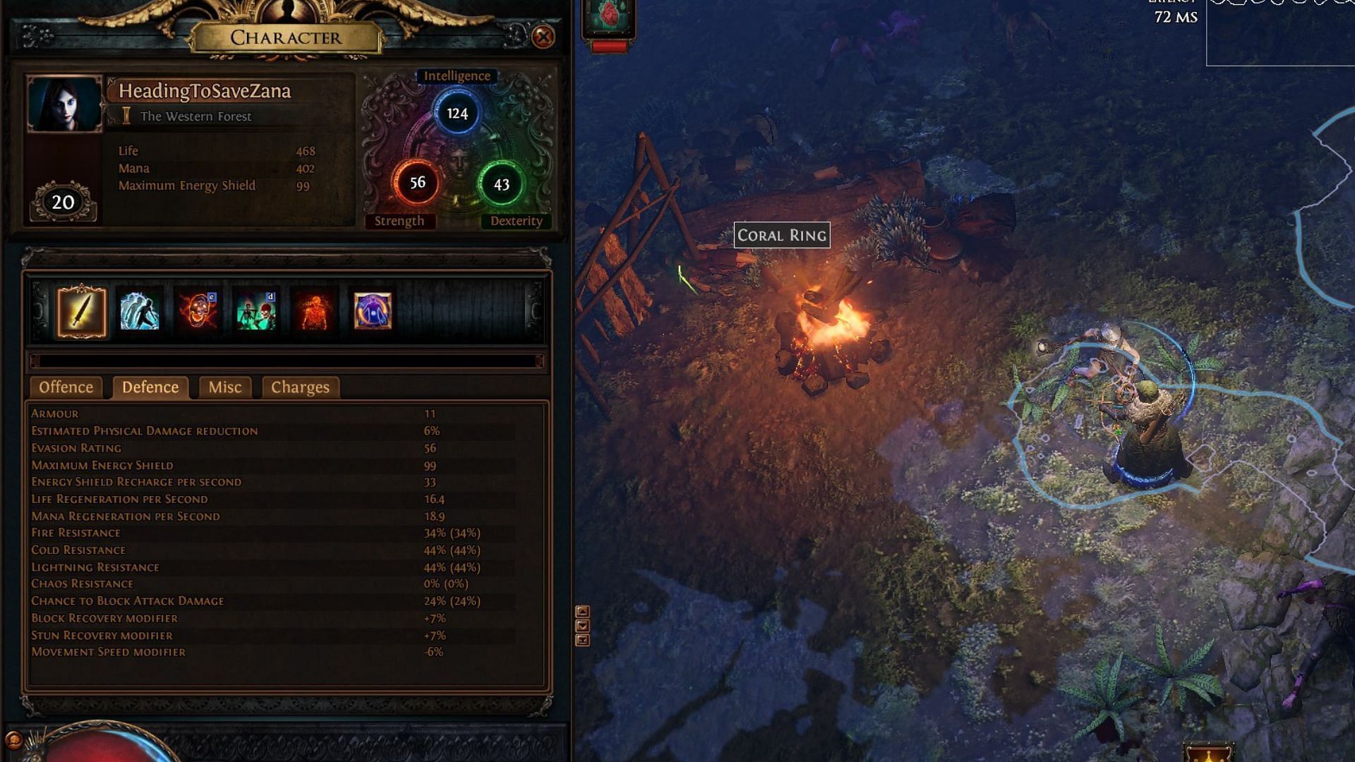Improving resistance is the key to survival (Image via Grinding Gear Games)