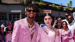 Days after turning a year older, Ronald Acuna Jr.’s wife Maria Laborde makes chic style statement in a fitted white dress with off-shoulder flair