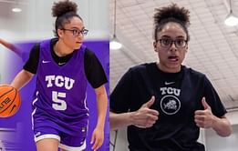Ex-Notre Dame star Olivia Miles shows off chemistry with new TCU teammates in latest practice session clips