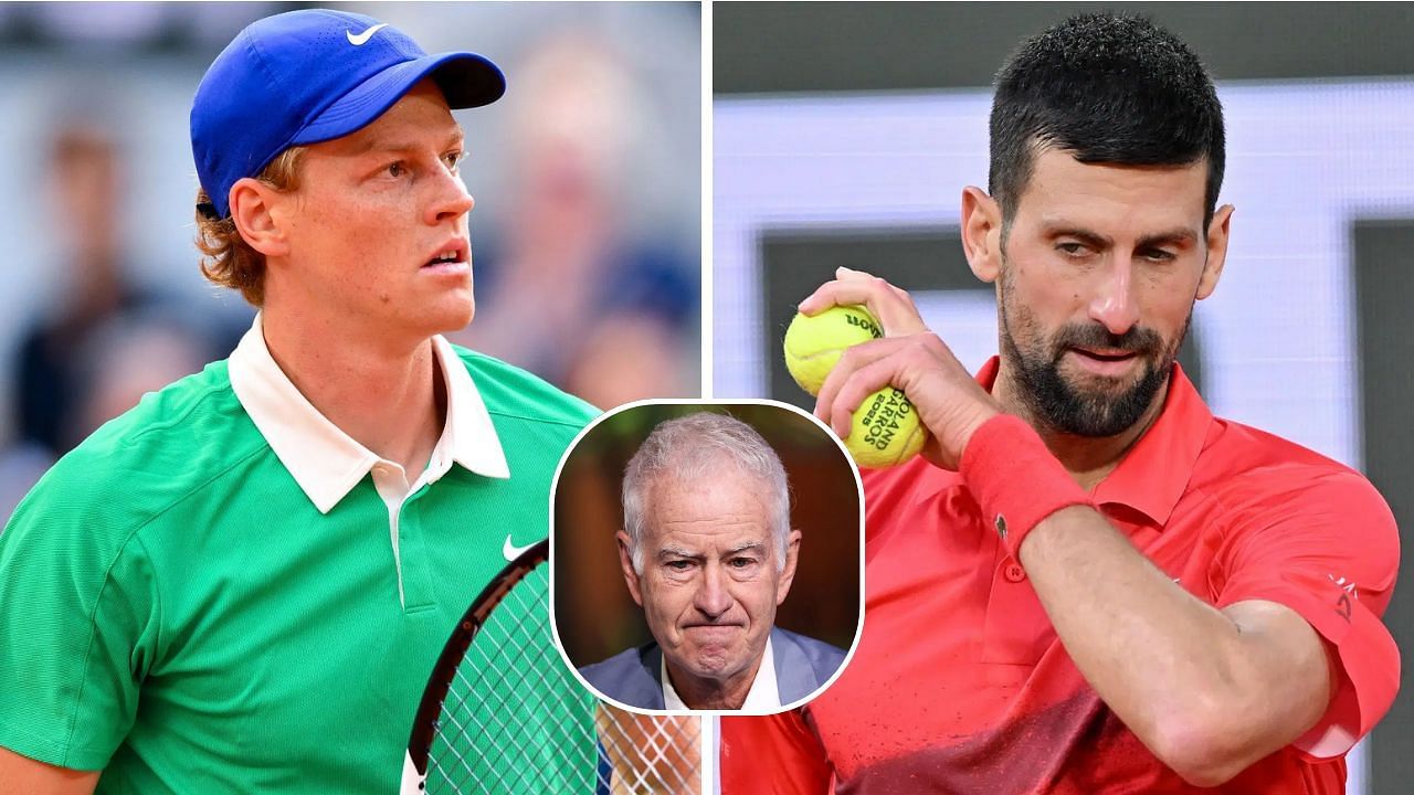 Jannik Sinner John McEnroe Novak Djokovic