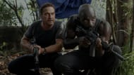 An image of Gerard Butler and Mike Colter from the action thriller film Plane (Image via Lionsgate)