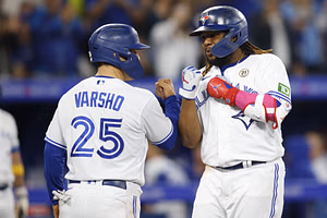 Daulton Varsho calls Vladimir Guerrero Jr. ‘a kid stuck in an adult’s body’ in hilarious praise