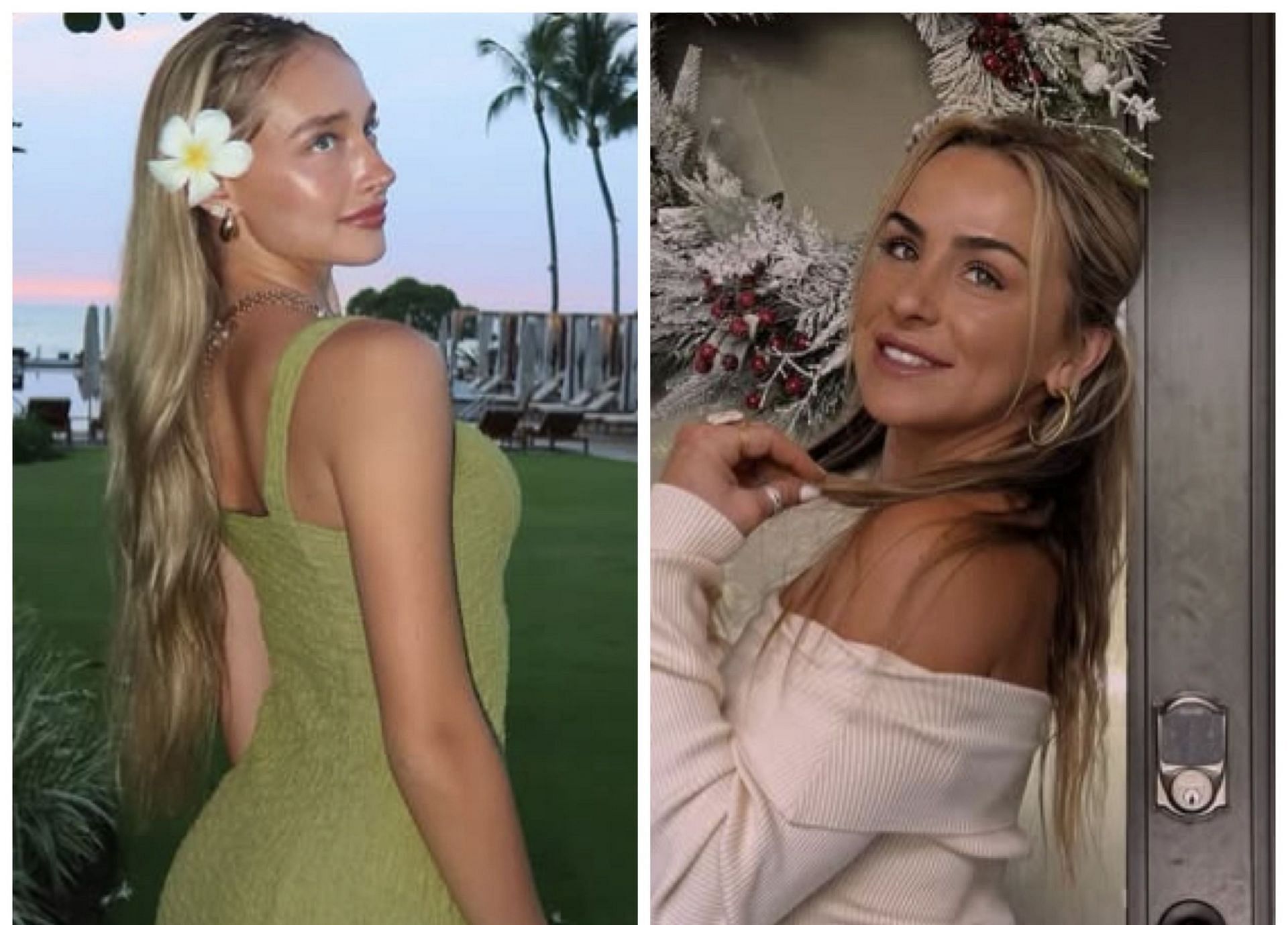 Mia Mastrov and Hanna Cavinder on IG. Image via  @miamastrov, @hanna.cavinder