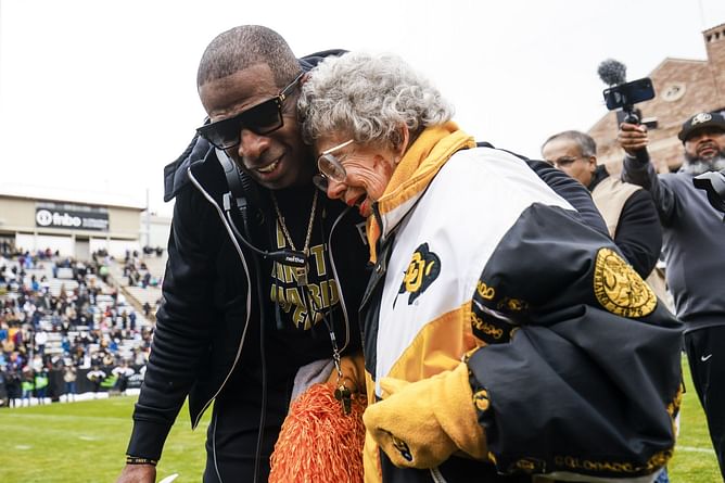 100 Y/O Colorado royalty Miss. Peggy gets surprised with special gift from Deion Sanders' coaching staff ahead of 2025