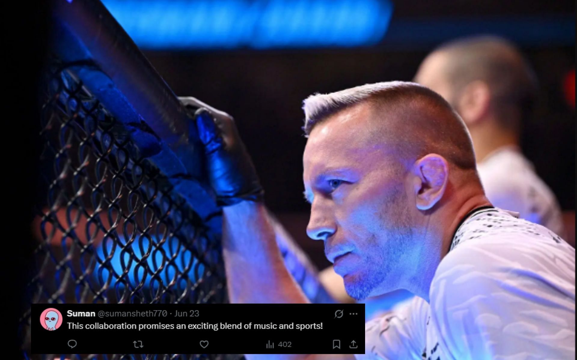 Fans light up over Drake&rsquo;s OVO x UFC collab teaser featuring Georges St. Pierre ahead of June 27 International Fight Week drop. [Image courtesy Getty Images]