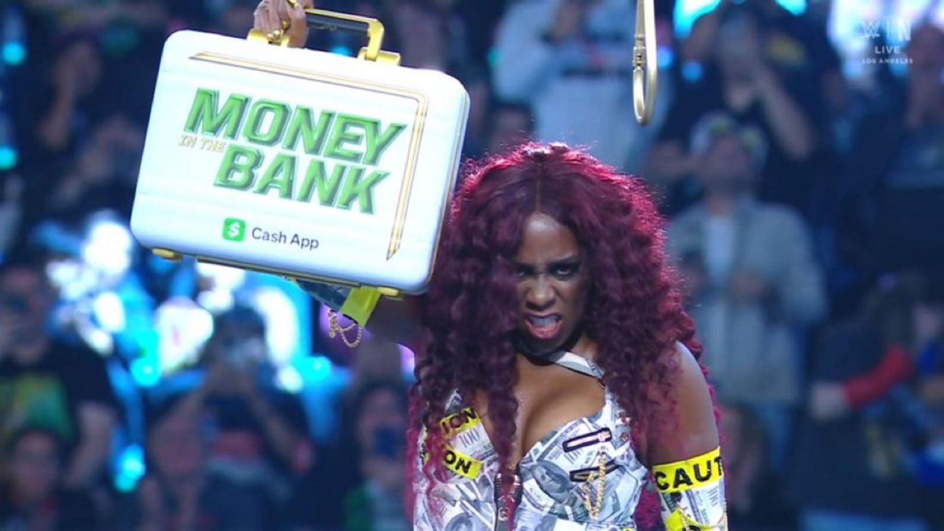 Naomi with the Money in the Bank breifcase [Image Credits: WWE Money in the Bank]
