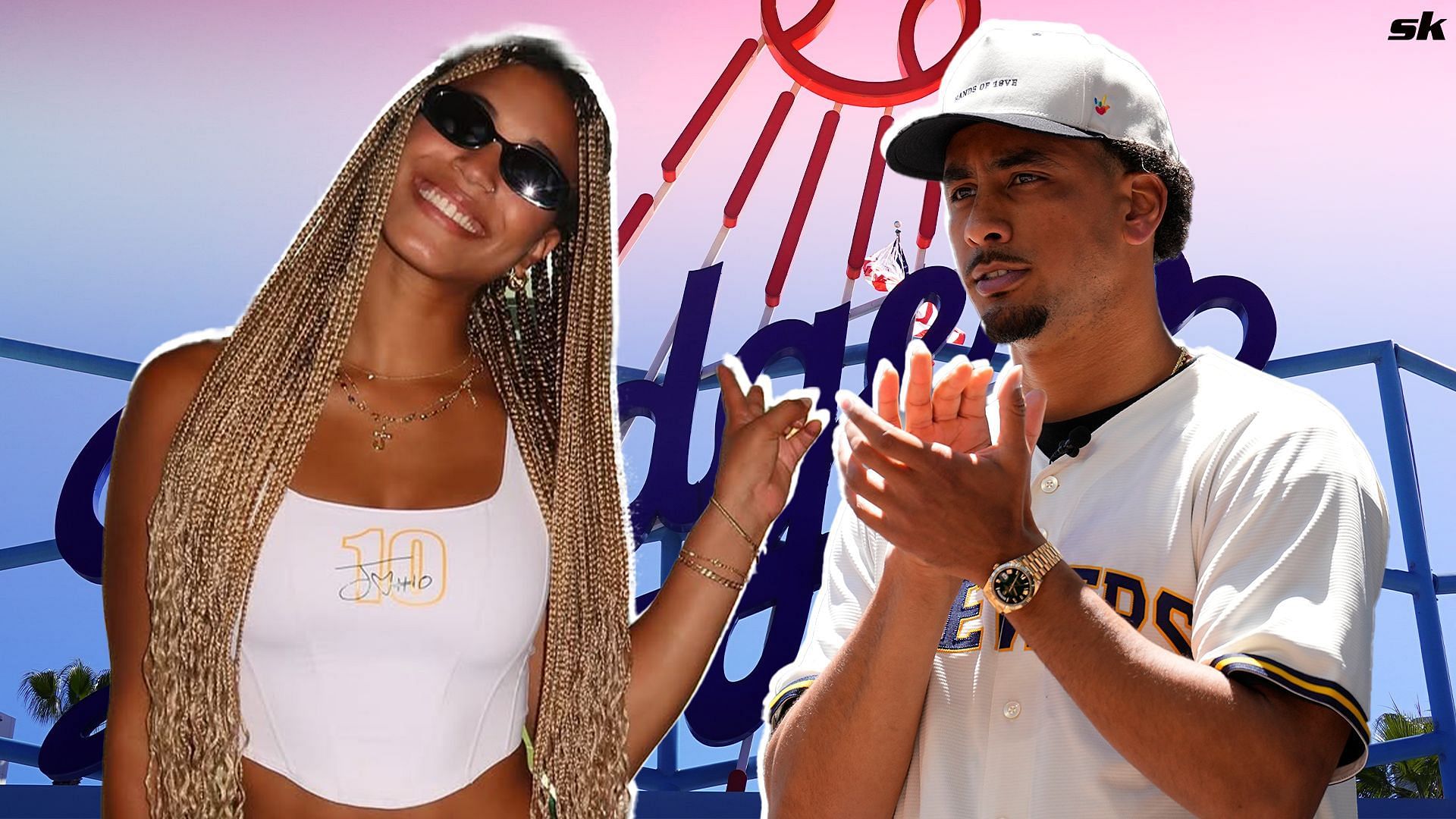 Jordan Love&rsquo;s fianc&eacute;e Ronika Stone gets her &quot;fan girling&quot; moments as Packers QB rocks Dodgers jersey [Source: Imagn/ IG: @Ronikastone ]