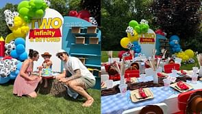 In Photos: Brandon Montour and wife Ryian celebrate son Kai's second birthday in Toy Story-themed bash