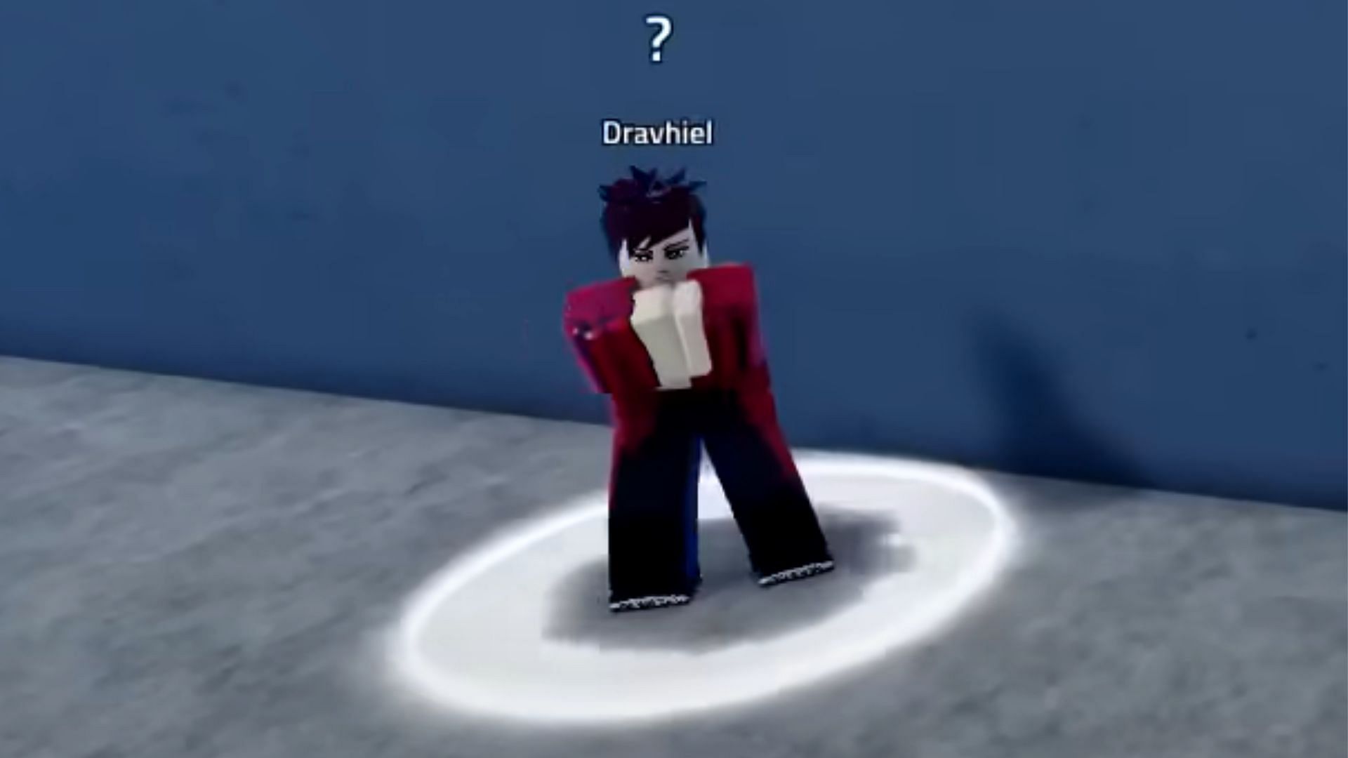 NPC Dravhiel can be found in the Land of Detention (Image via Roblox)
