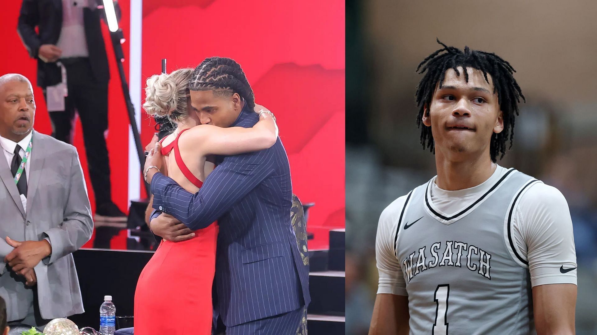 Houston signee Isiah Harwell playfully calls out Collin Murray-Boyles over awkward NBA draft moment (Image via Imagn, Getty)