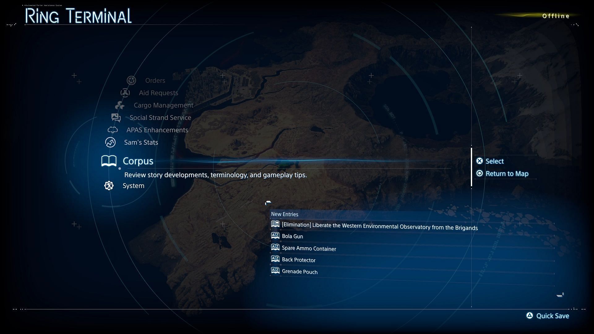 Ring Terminal is crucial in Death Stranding 2 (Image via Sportskeeda Gaming || Kojima Productions)