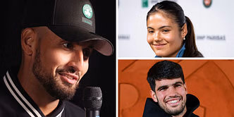 "Emma Raducanu & Carlos Alcaraz, there's a bit going on there" - Nick Kyrgios hints at romance as duo team up for US Open mixed doubles