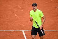 Alexander Zverev at the 2025 French Open (Source: Getty)