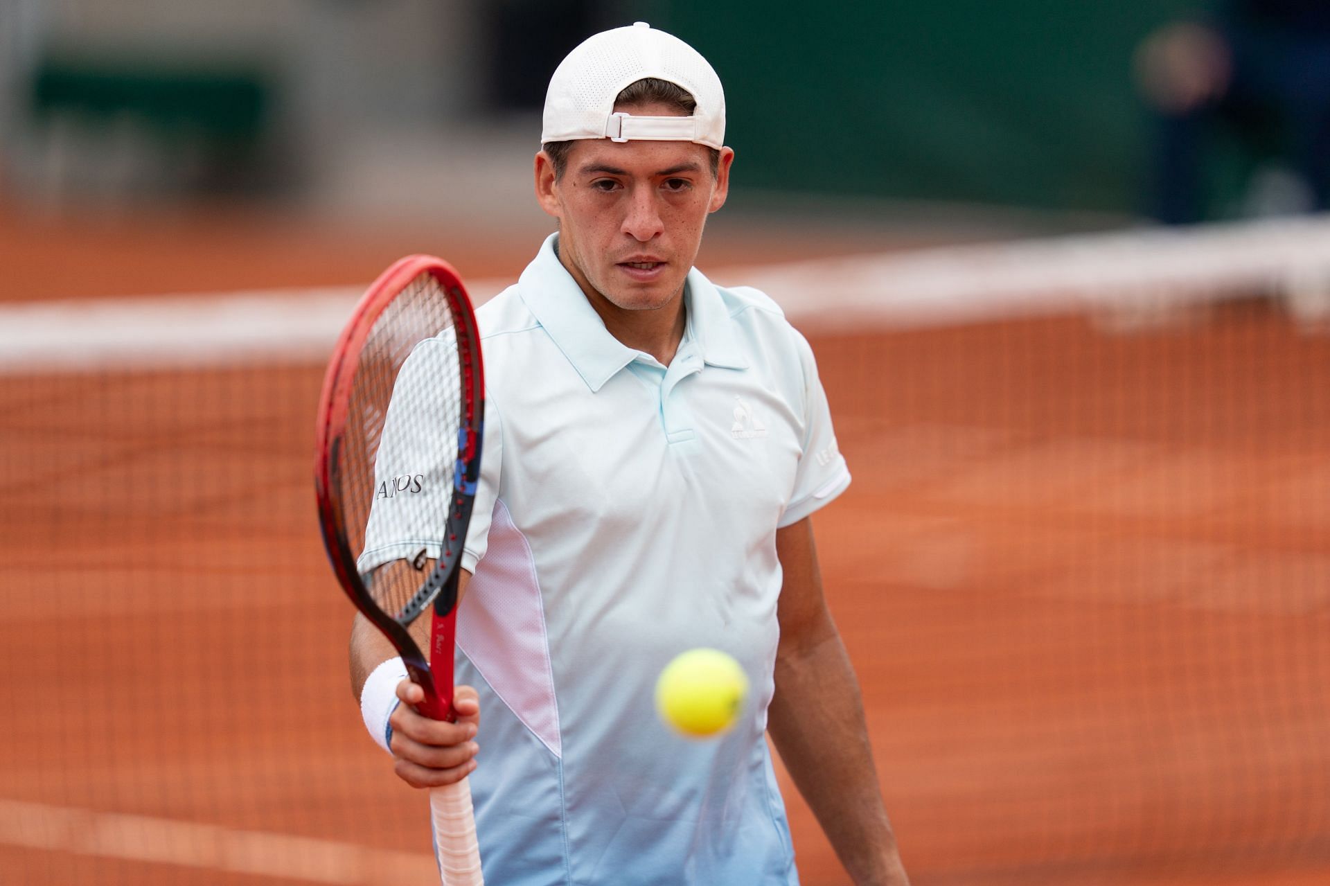 Sebastian Baez no Aberto da França em 2025. (Foto: Getty)