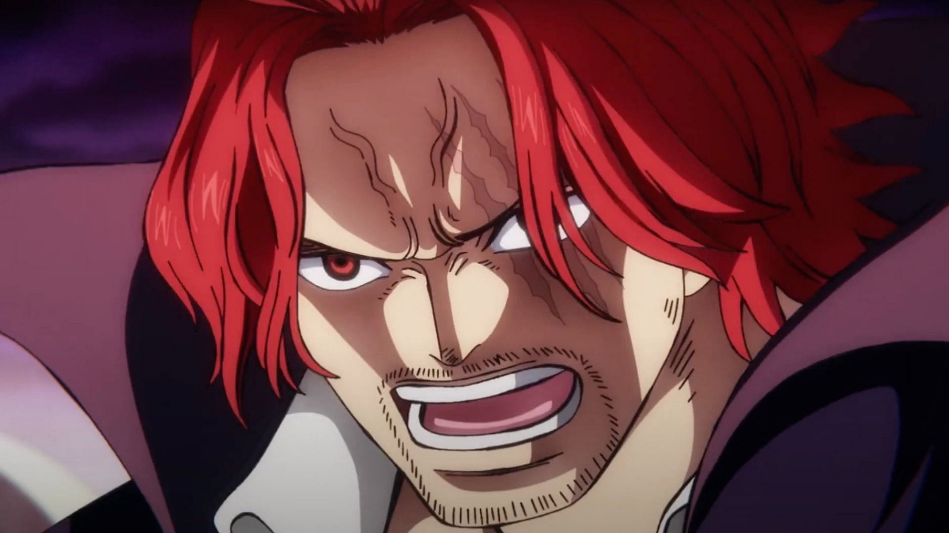 Shanks as seen in anime (Image via Toei Animation)