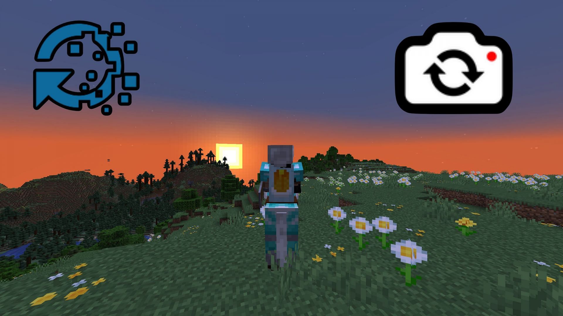 Both Replay and Flashback are excellent options recording videos in Minecraft (Image via Sportskeeda Gaming || Mojang Studios || Modrinth)