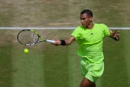 In Picture: Auger-Aliassime in action (Getty)