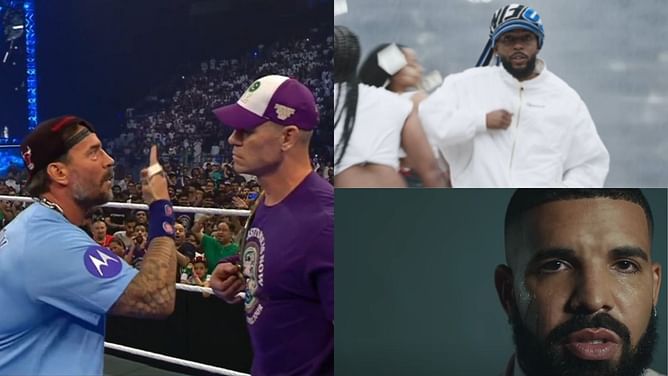 "Cause bi**h, you're my Drake" - CM Punk references iconic Kendrick Lamar vs. Drake beef while addressing John Cena on WWE SmackDown