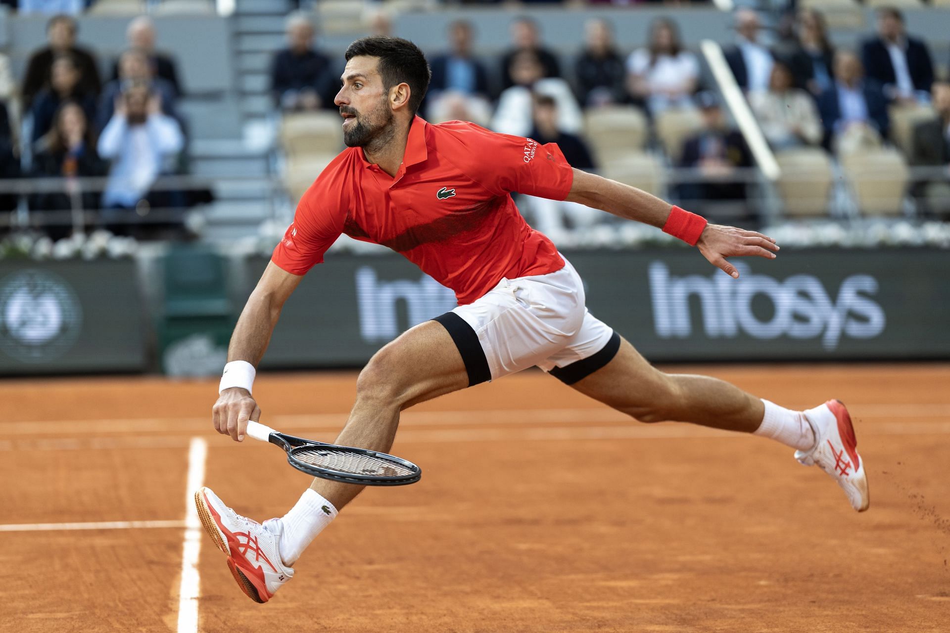 Djokovic at the French Open 2025 (Image Source: Getty)