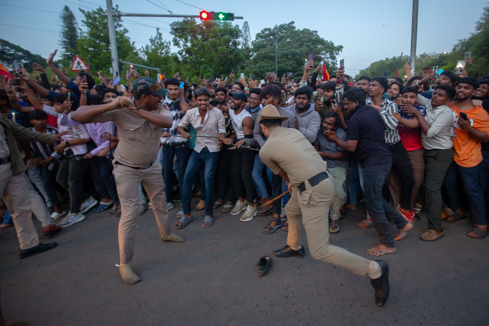 Crowd Crush At Royal Challengers Bengaluru IPL Trophy Parade Causes Multiple Casualties - Source: Getty
