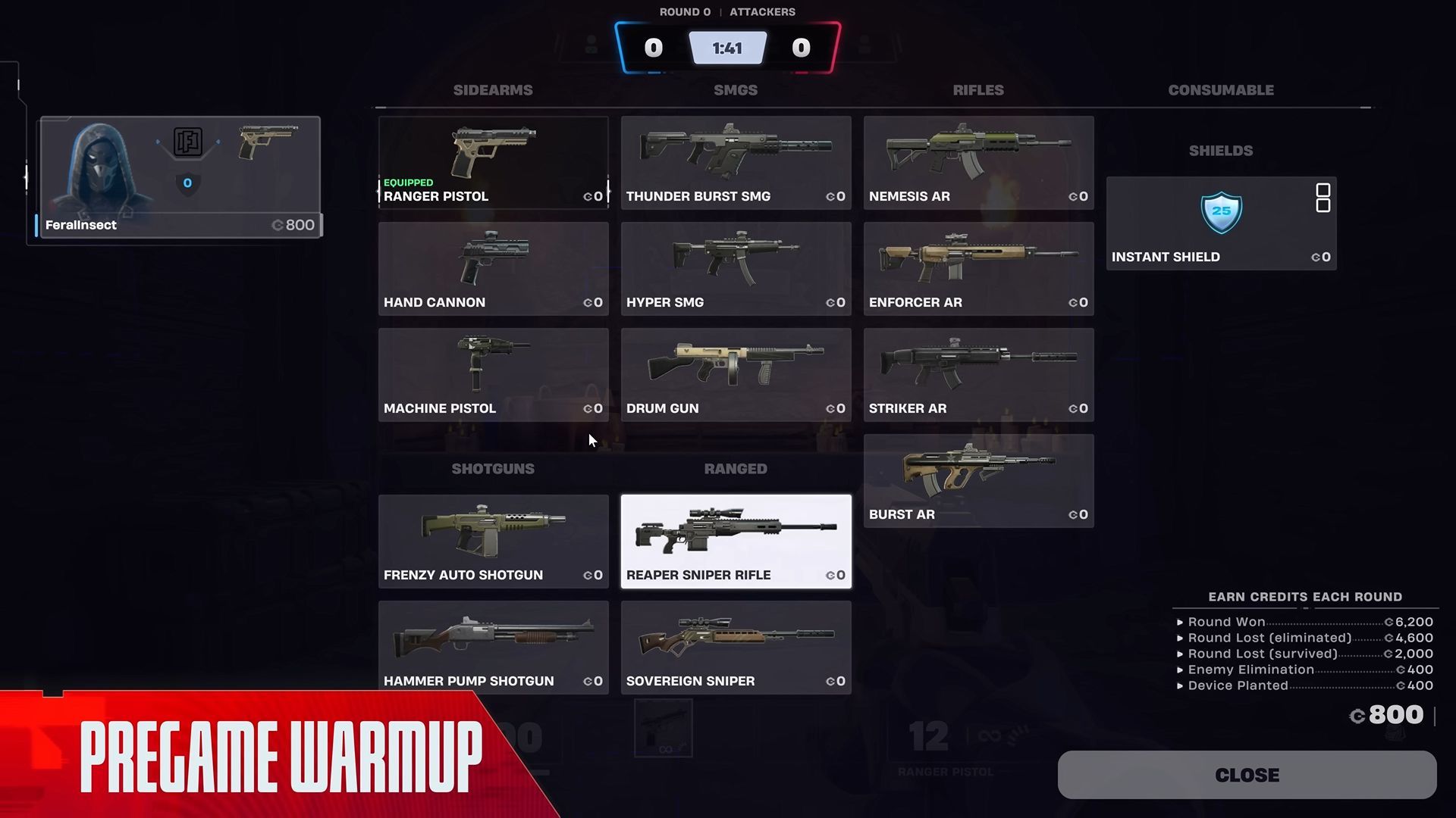 Pre-Game Warmup (Image via Epic Games)