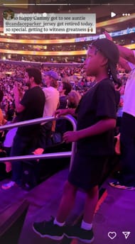 Screenshot of Allyson Felix's Instagram story (@allysonfelix/ig)