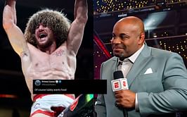 "Of course tubby wants food" - Fans in stitches as Daniel Cormier fawns over Merab Dvalishvili's sister-in-law's cooking