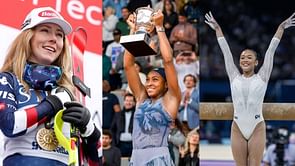 Mikaela Shiffrin, Suni Lee, Jade Carey, and others react as Coco Gauff becomes the first American to win the French Open since Serena Williams