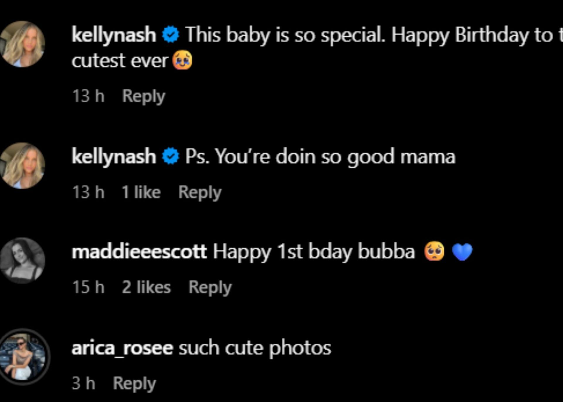 Screenshot of comments [Image Source: Instagram/haeleyryane]