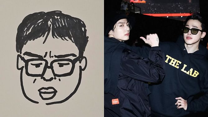 “Slowly turning into him & Jungkook's joint account”- Fans hilariously react to Jimin’s latest “Jaykay” artwork Instagram post