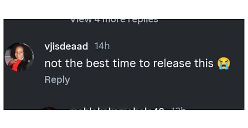 A netizen's response on Offset's latest viral video, (Photo via Instagram/@offsetyrn)