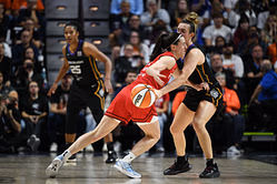 "CC and Mabrey were hugging the week before": Ex-WNBA player claims Marina Mabrey and Caitlin Clark dust-up wasn't 'personal'