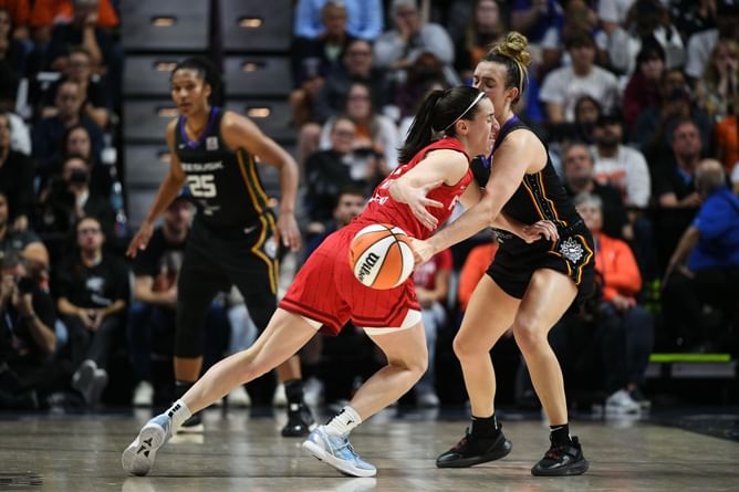 "CC and Mabrey were hugging the week before": Ex-WNBA player claims Marina Mabrey and Caitlin Clark dust-up wasn't 'personal'