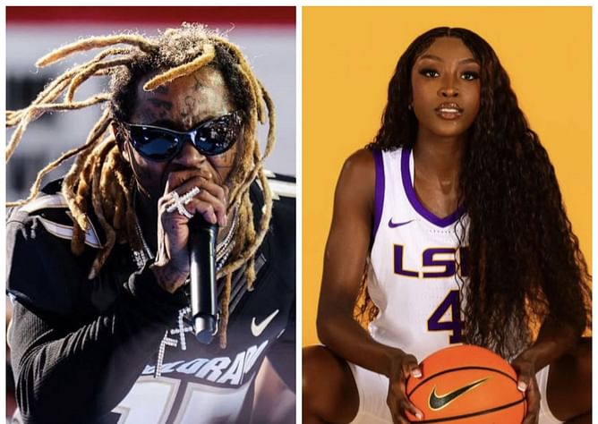 $170,000,000 worth rapper Lil Wayne's latest album release elicits 1-word reaction from LSU star Flau'jae Johnson