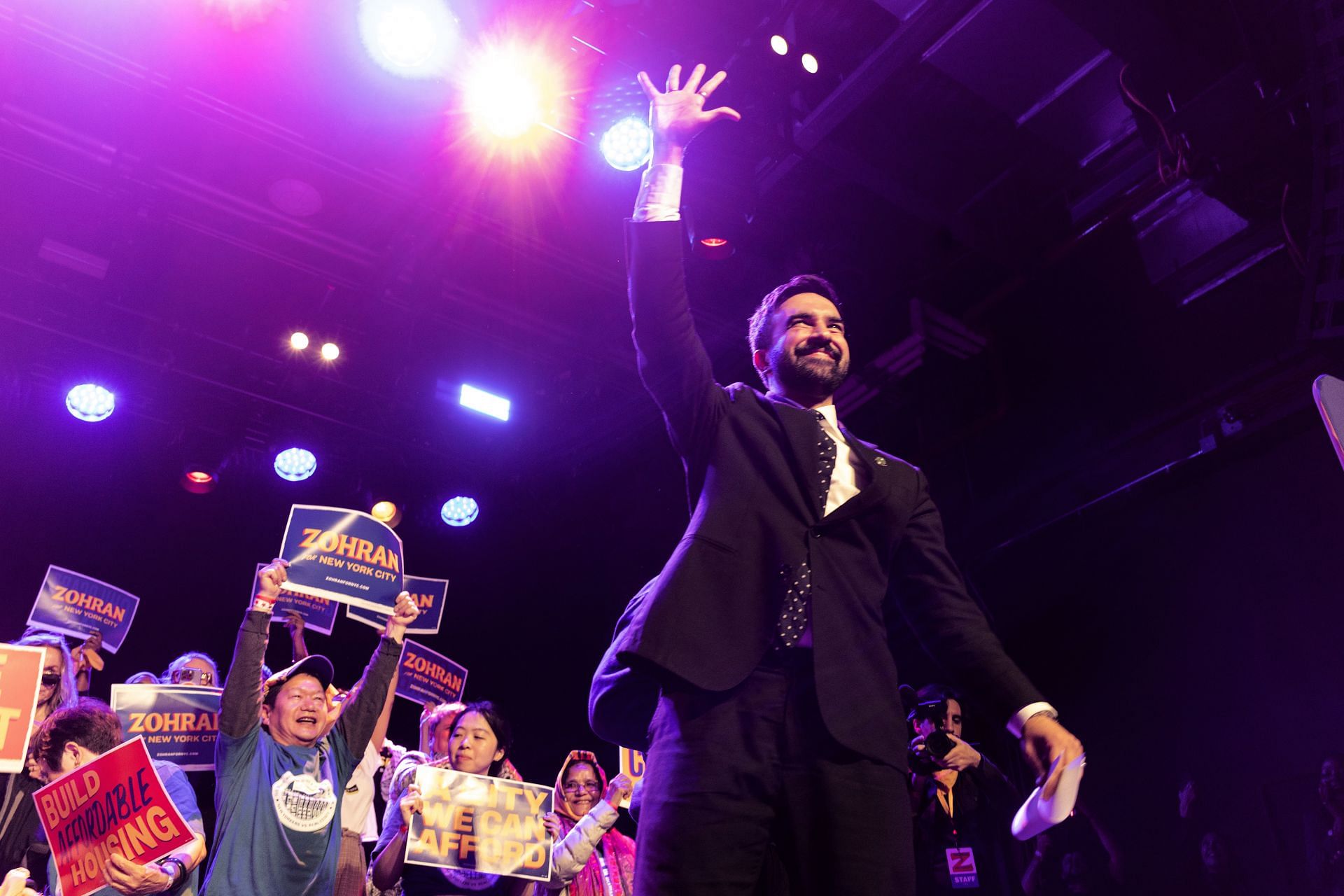 Zohran Mamdani campaign rally for mayor of New York City - Source: Getty