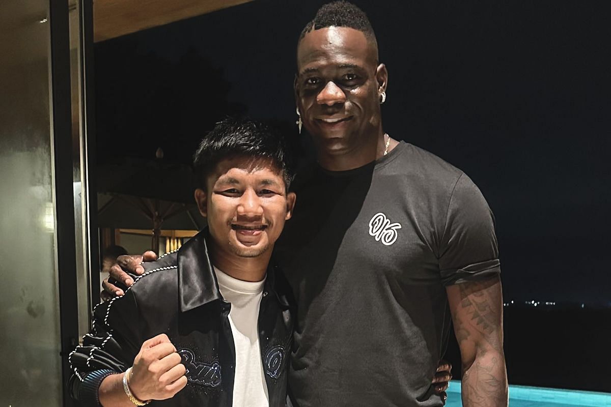 Rodtang (left) and Mario Balotelli (right). [Photo from Rodtang