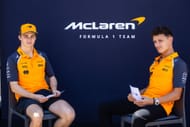 Lando Norris of Great Britain (R) and McLaren and Oscar Piastri of Australia and McLaren - Source: Getty
