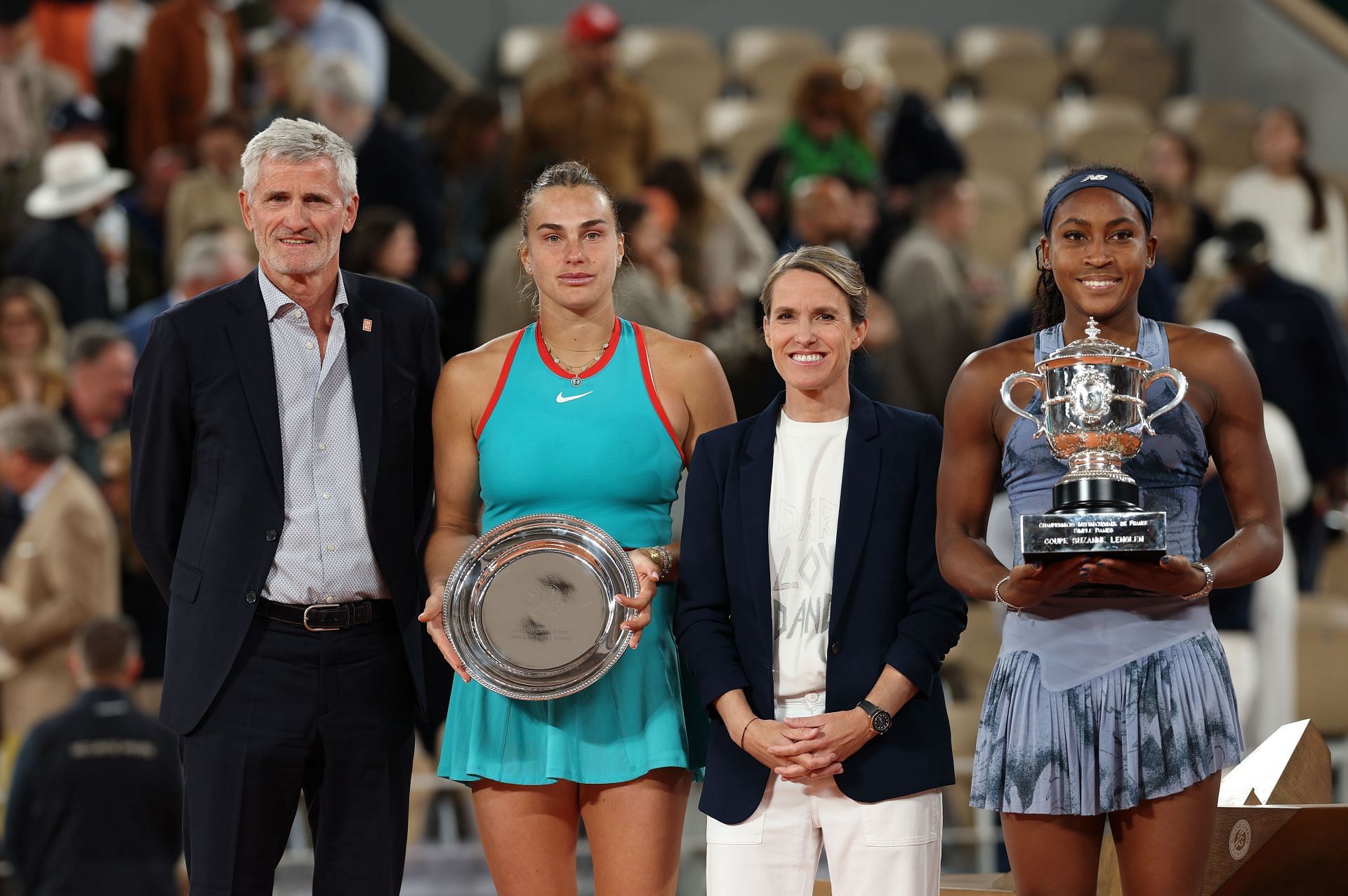 Arena Sabalinka and Coco Jof - Source: Getty