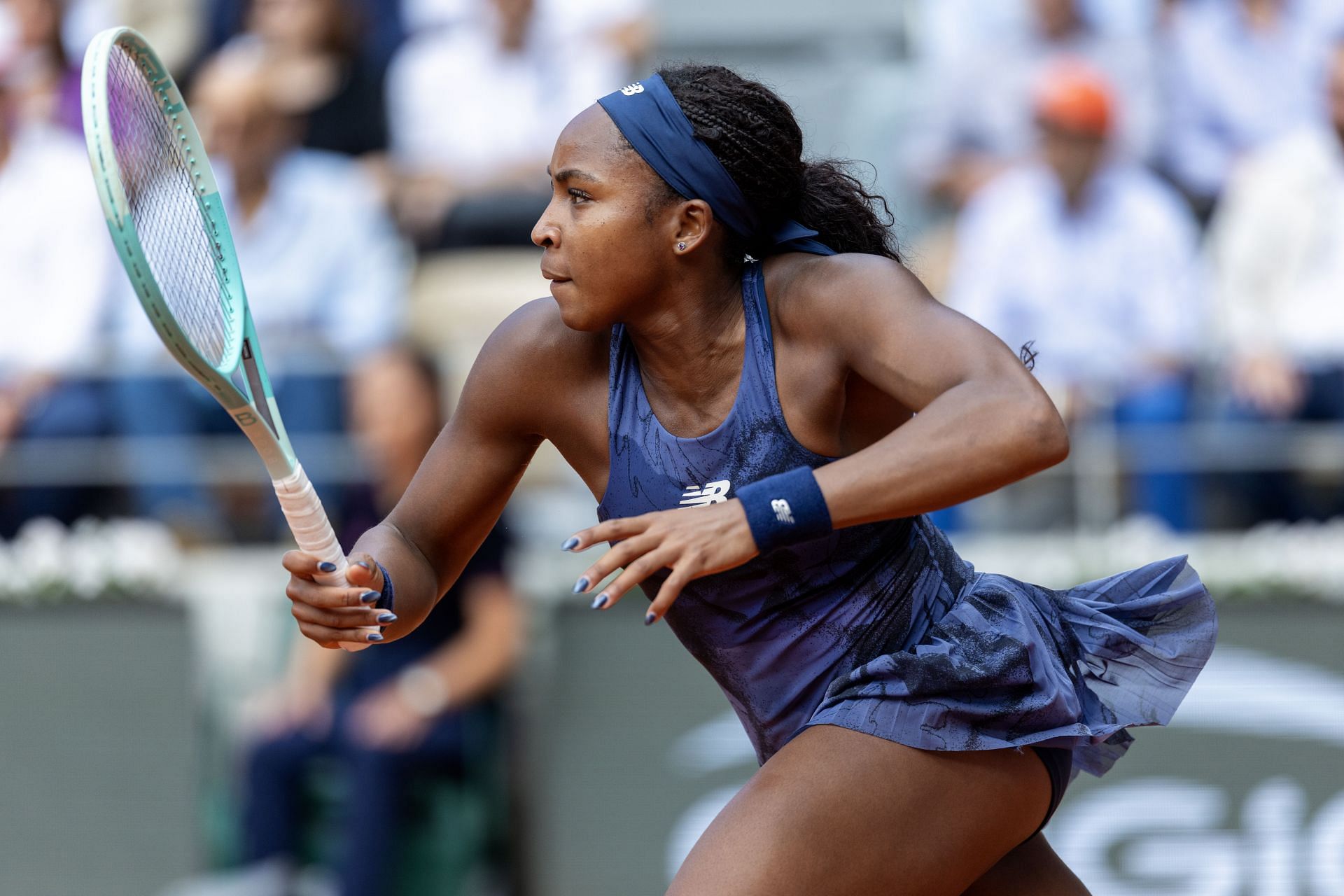 Coco Gauff at the French Open Tennis Tournament. Roland-Garros 2025. - Source: Getty
