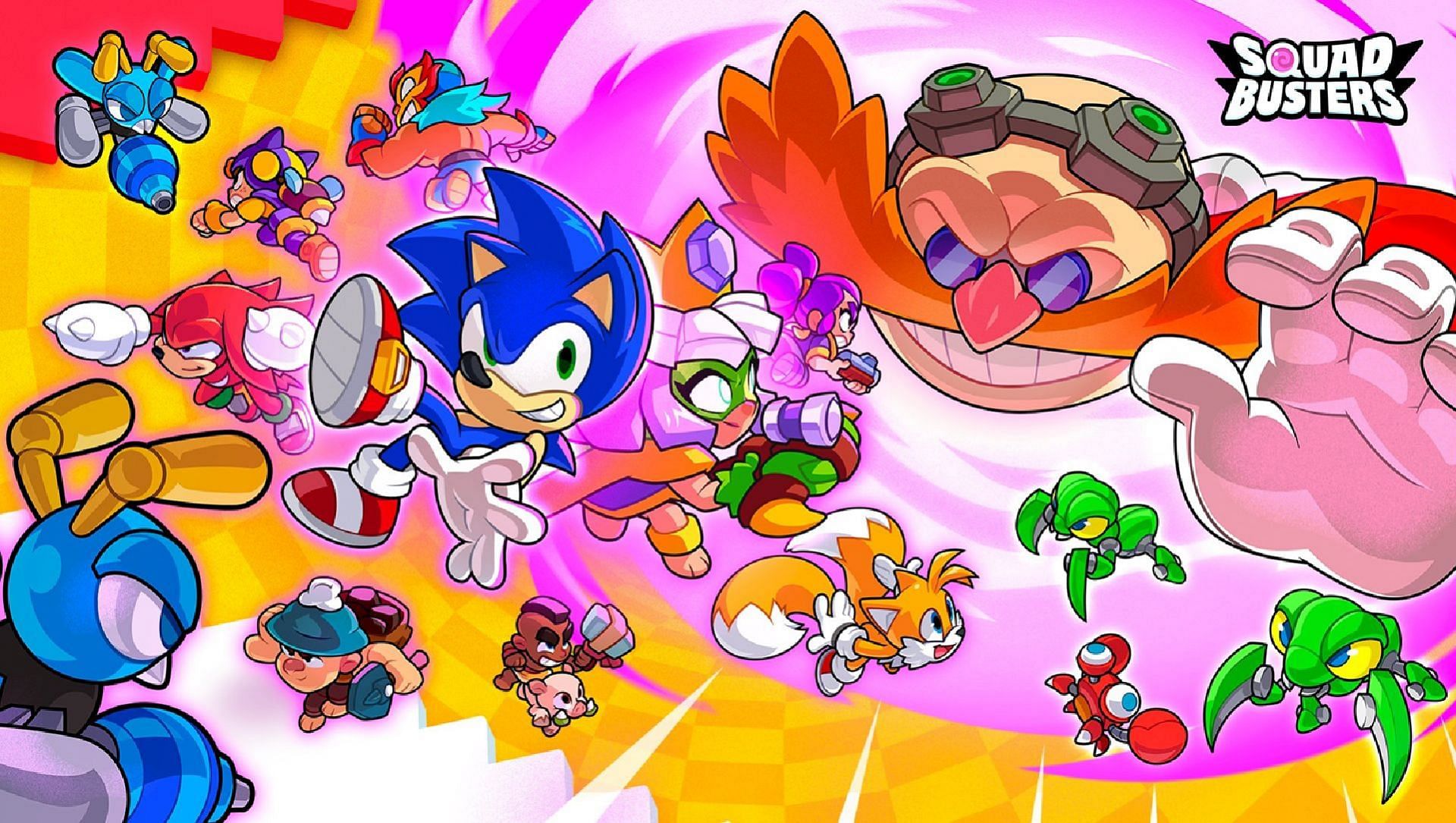 Sonic in Squad Busters