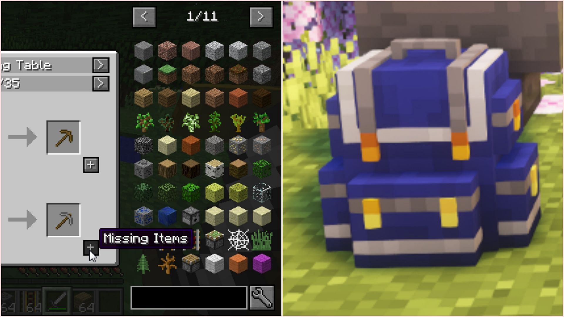 There are many beginner-friendly mods for Minecraft (Image via CurseForge/mezz || CurseForge/ P3pp3rF1y)