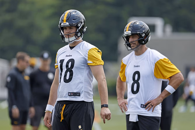 "There's definitely things I can help him with": Aaron Rodgers reveals special veteran-rookie talk with Will Howard during minicamp